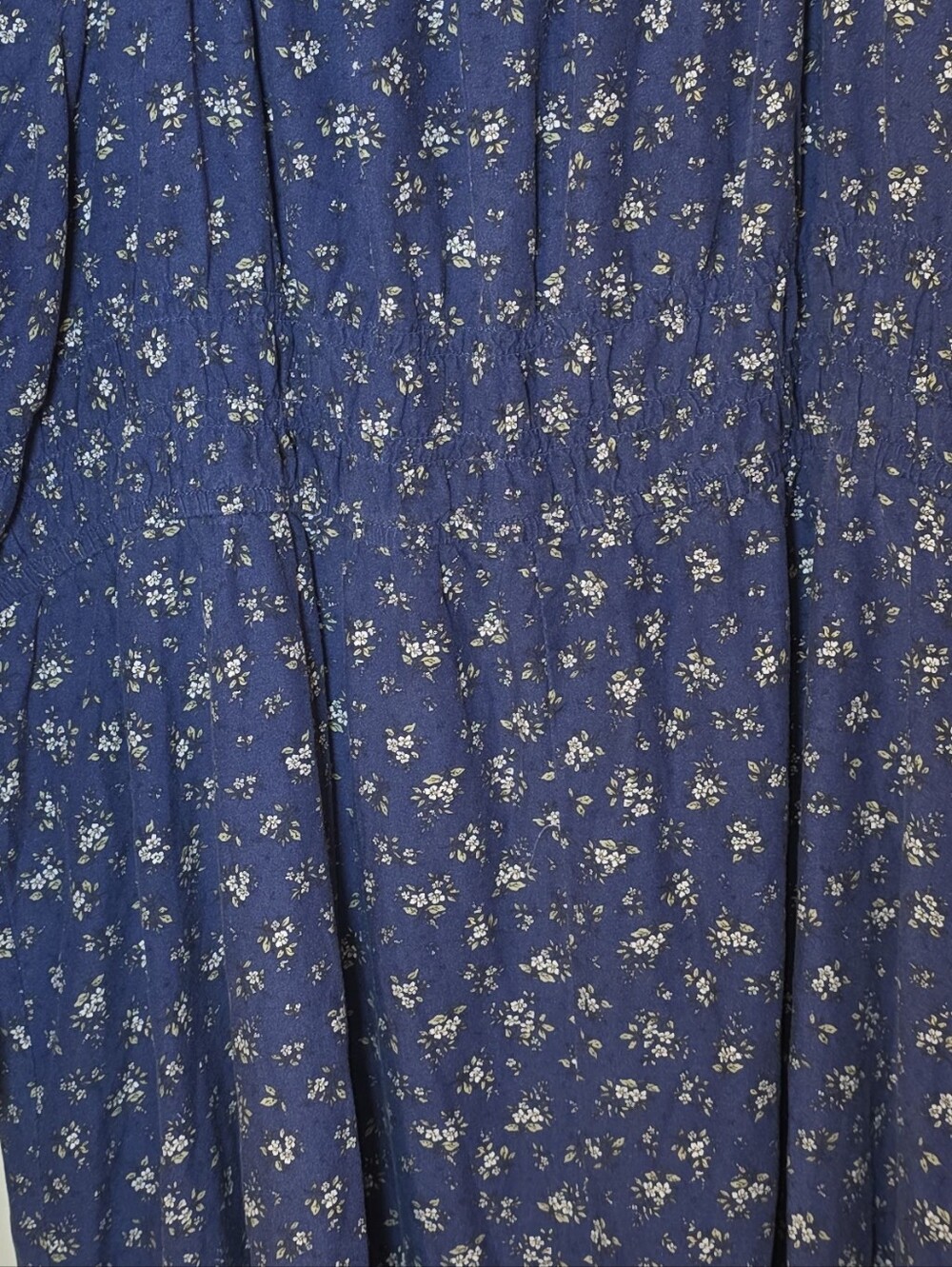Celebrity Pink Blue Floral Peasant Dress Size 4X Boho Cottagecore Prairie‎ - Picture 11 of 11